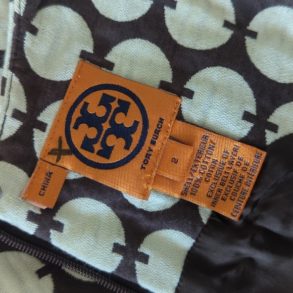 Tory Burch Brown and White Patterned Dress - Picture 9 of 9